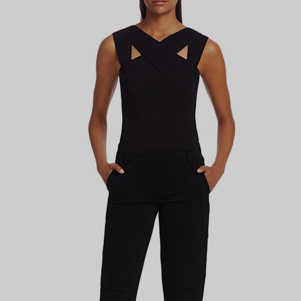Akris Punto Black Cut Out Tank